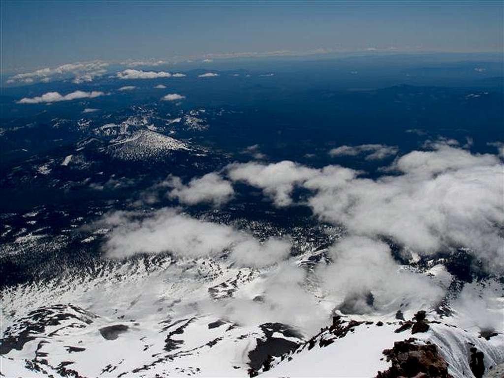 Summit of Shasta- In the Clouds