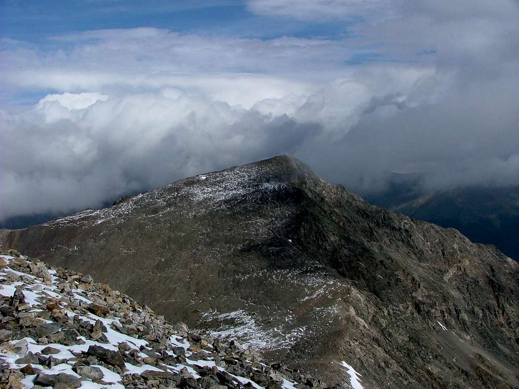 Torreys Peak as seen from Greys Peak.