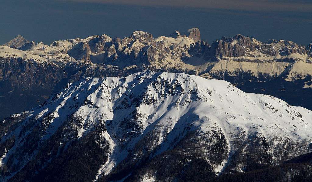 close-up with Dolomites