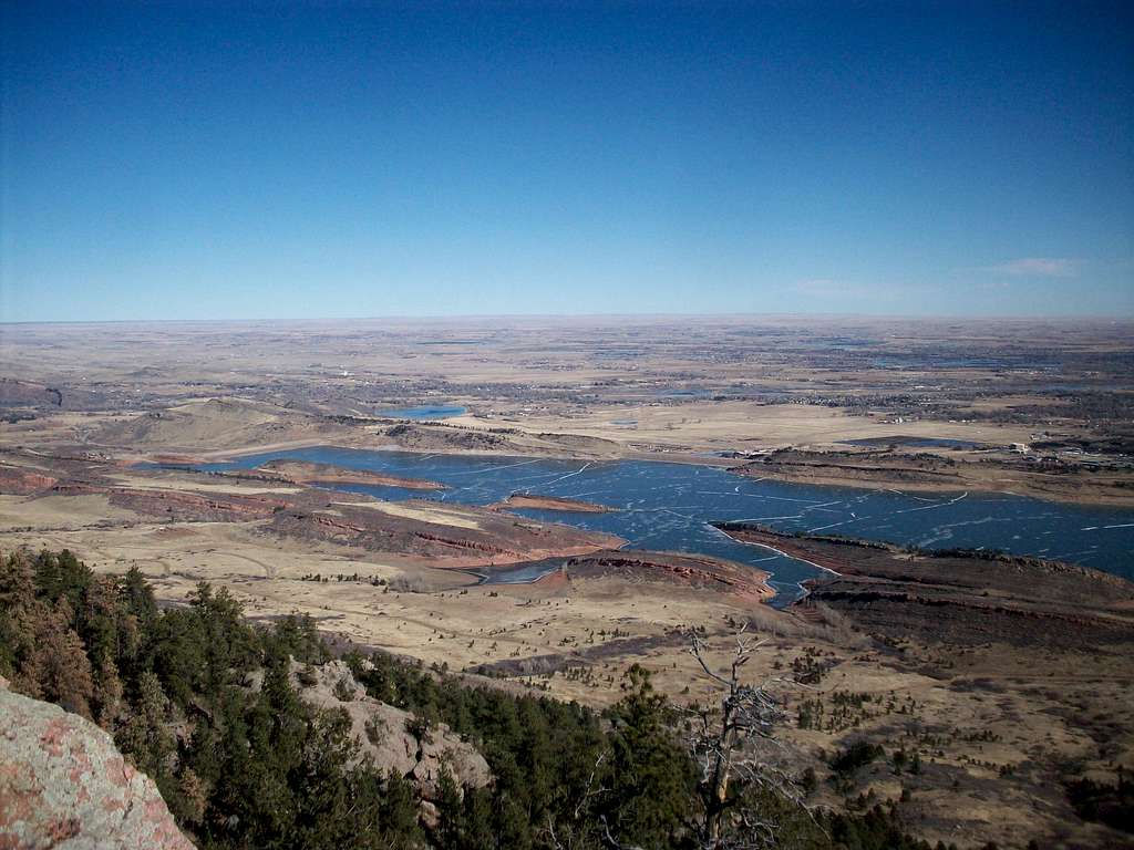 Horsetooth Reservoir and N. Fort Collins