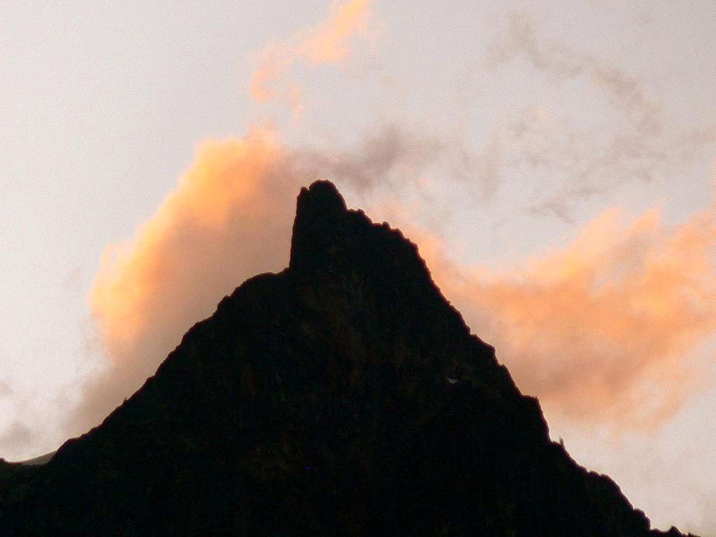 Sunset on the Edge of Dumbell Mountain