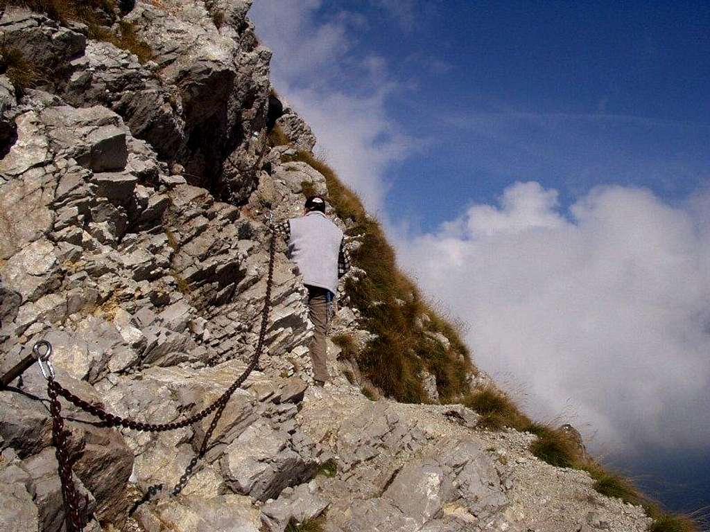 Scrambling to the top of Mount Giewont (1894 m)