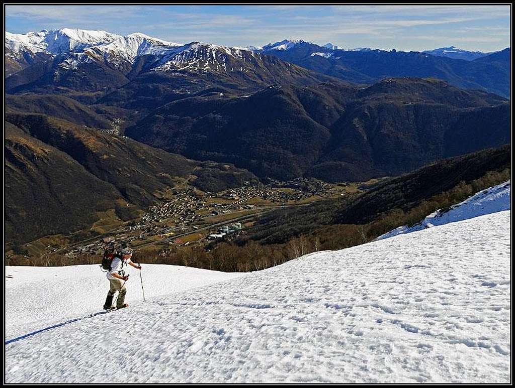 Ascent towards Alpe Foppa