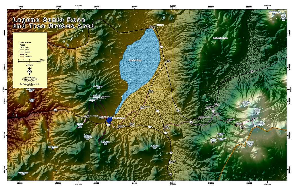 Santa Rosa & Tres Map