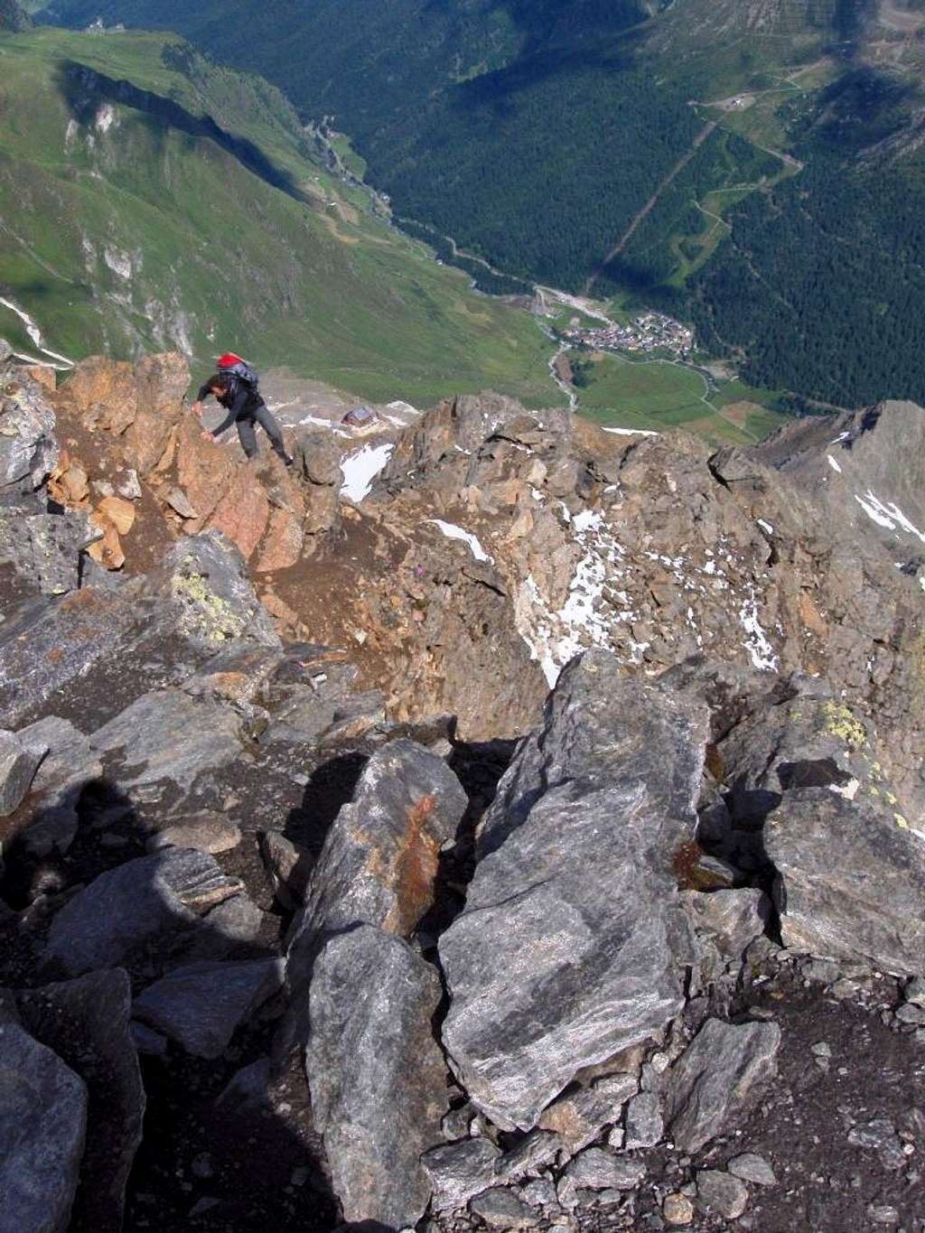 Scrambling on the Hinterer Seelenkogel