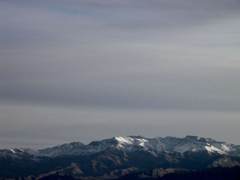 Snow Covered Mormon Peak