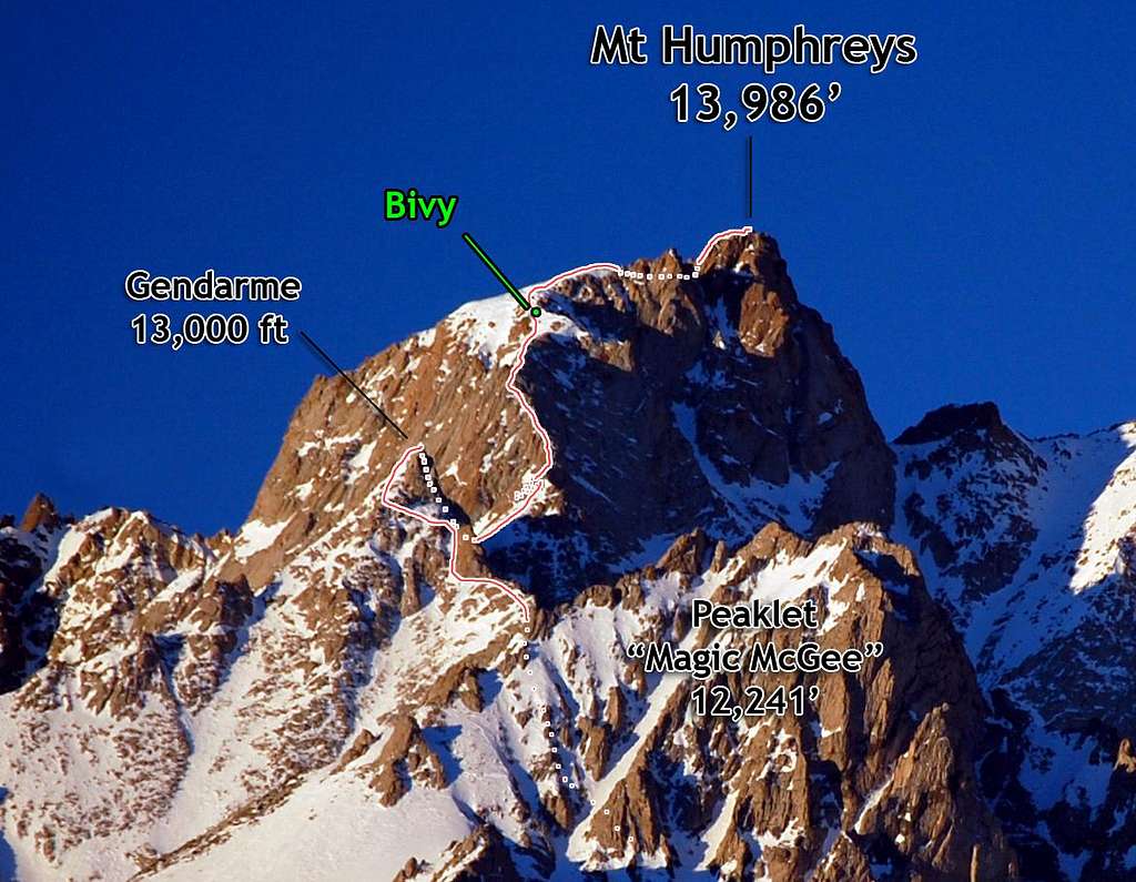 Mt Humphreys East Ridge