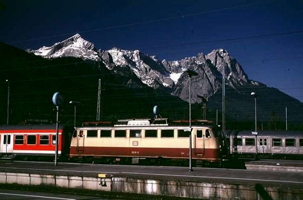 From the Garmisch train...