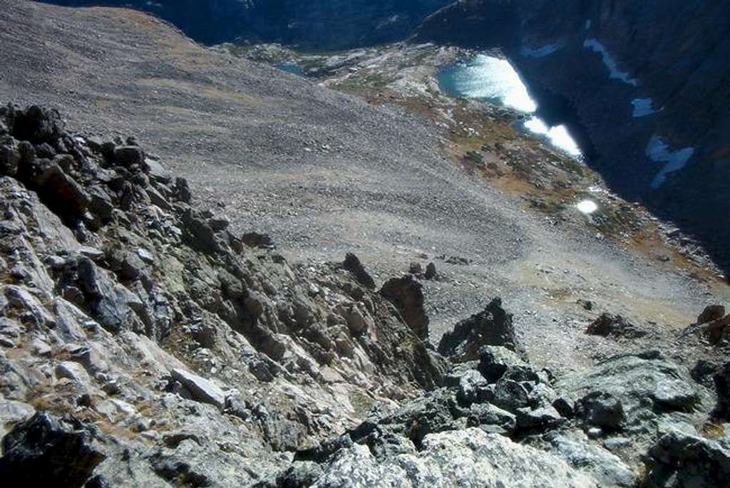 Solitude Lake from Powell's NE Ridge