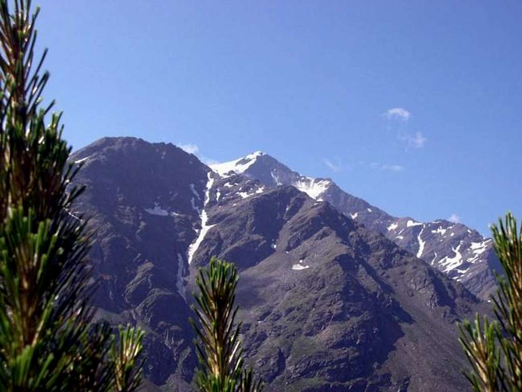 Pizzo Tresero from the route...