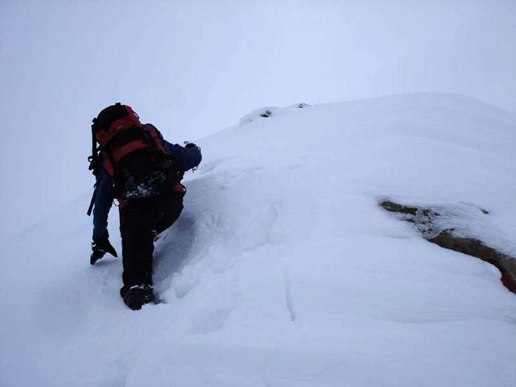 Winter Dream 2011: Going up - low visibility