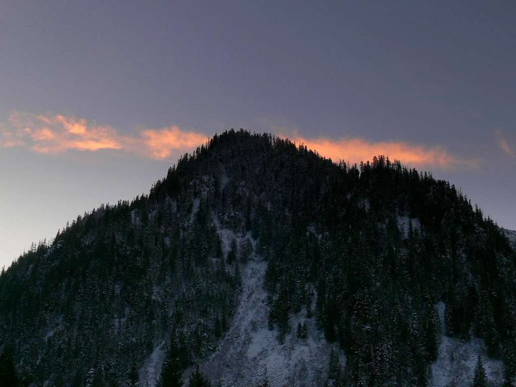 Infrared Peak before Sunrise