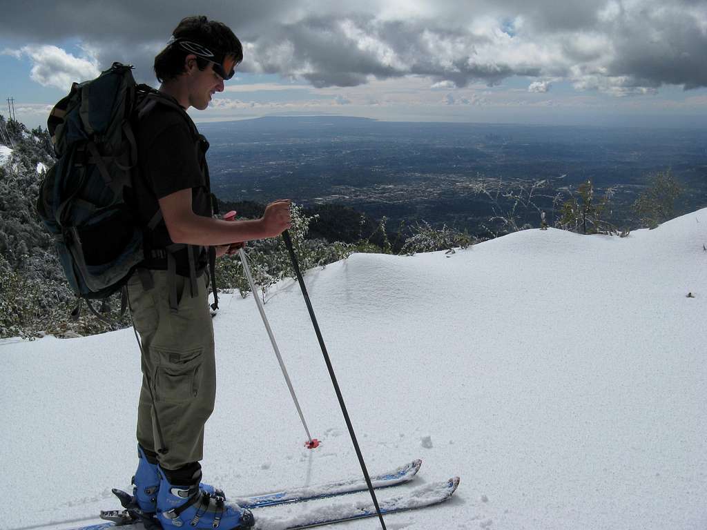 Skiing Mount Wilson