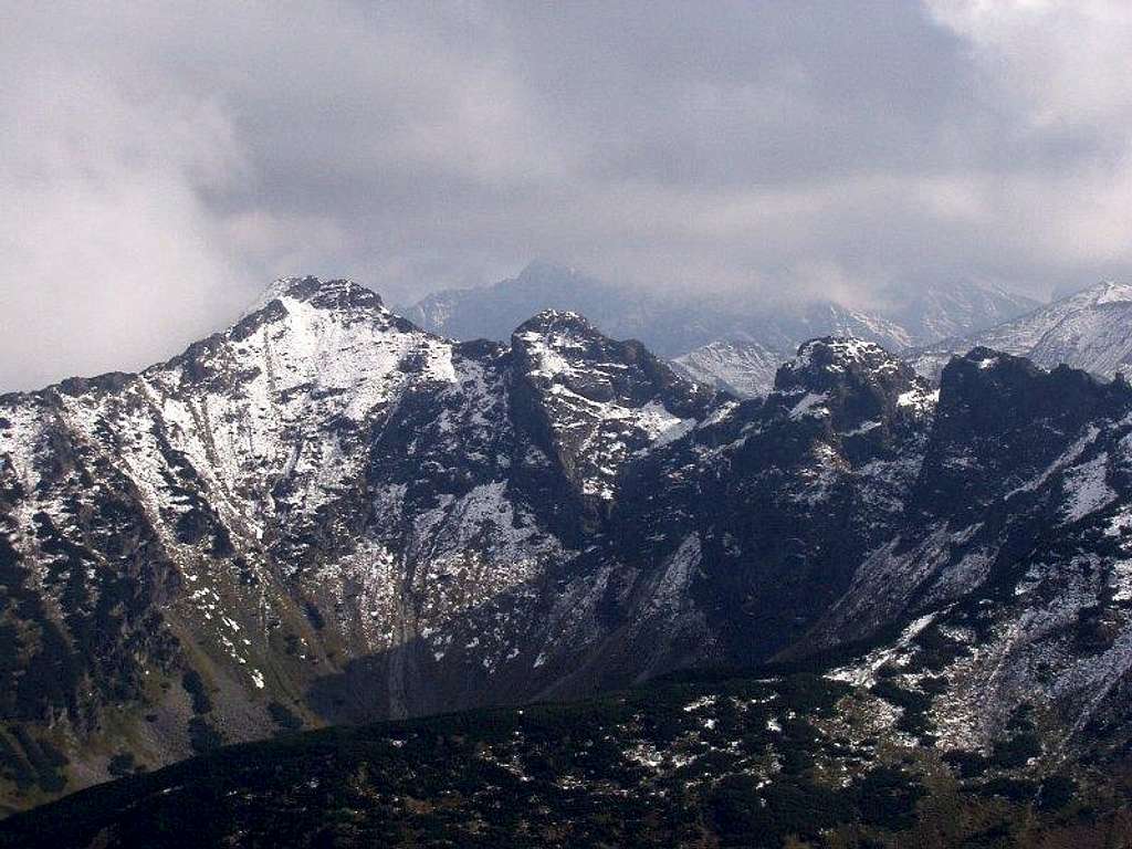 View towards Mount Goryczkowa Czuba (1913 m)
