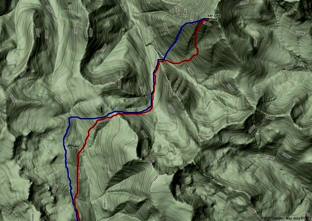 San Luis Route Trace