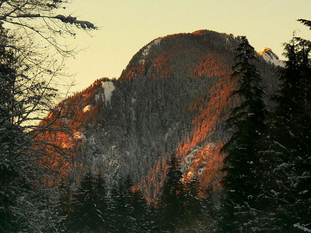 The Start of the Alpenglow