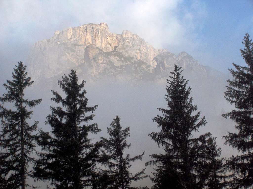 Morning mist on the Dürrenstein