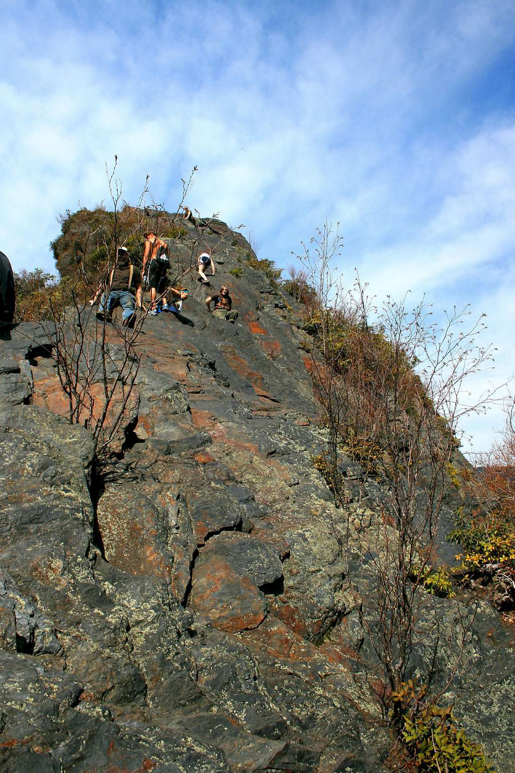 Chimney Tops Scramble Route