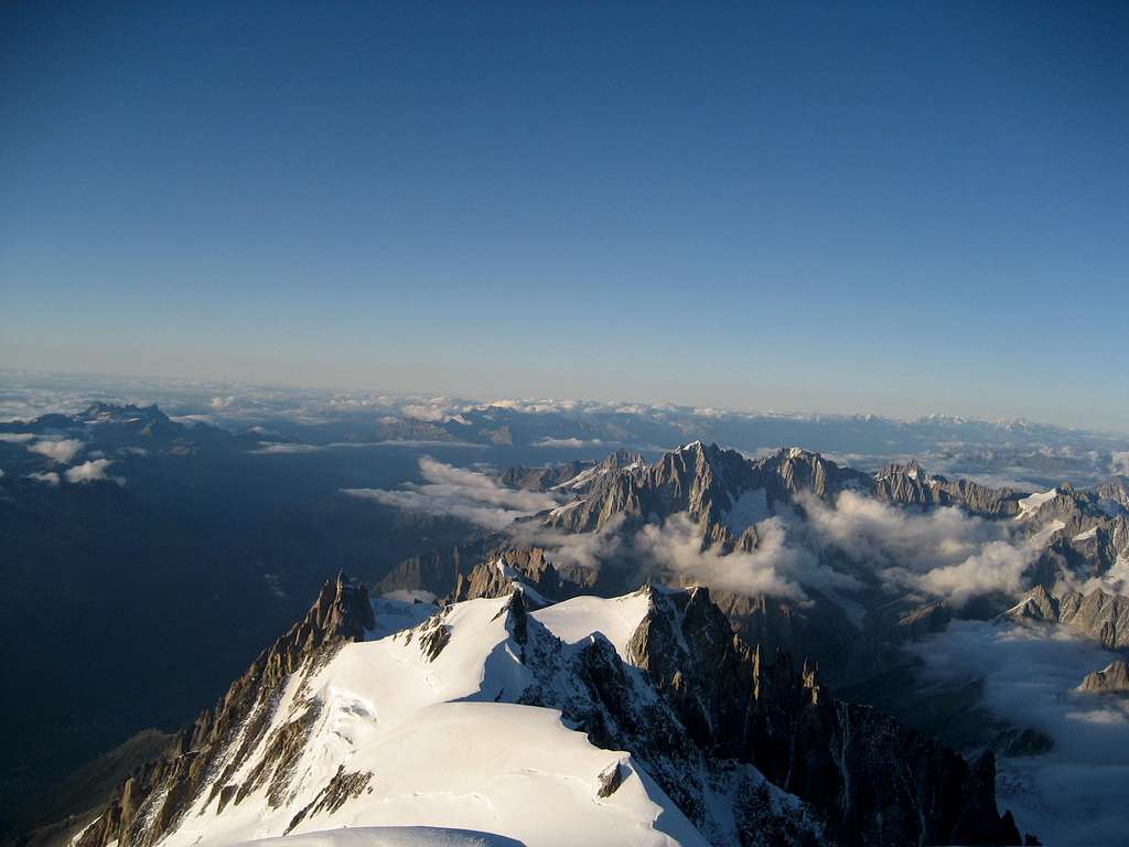 Mont Blanc view west