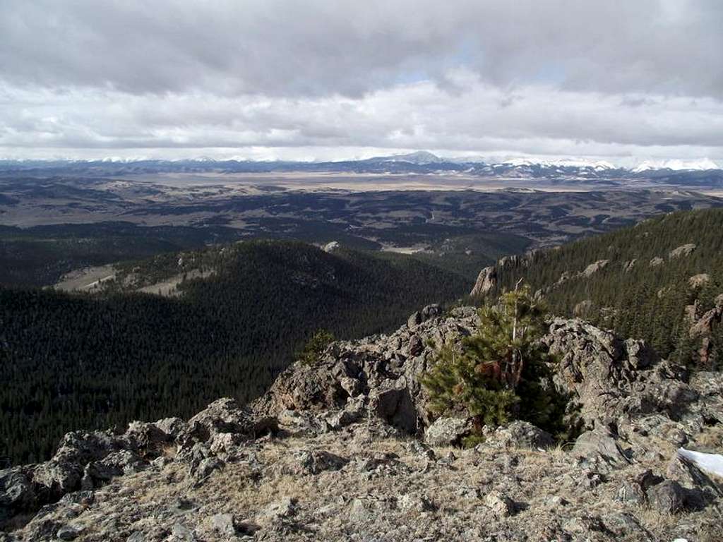 West from summit
