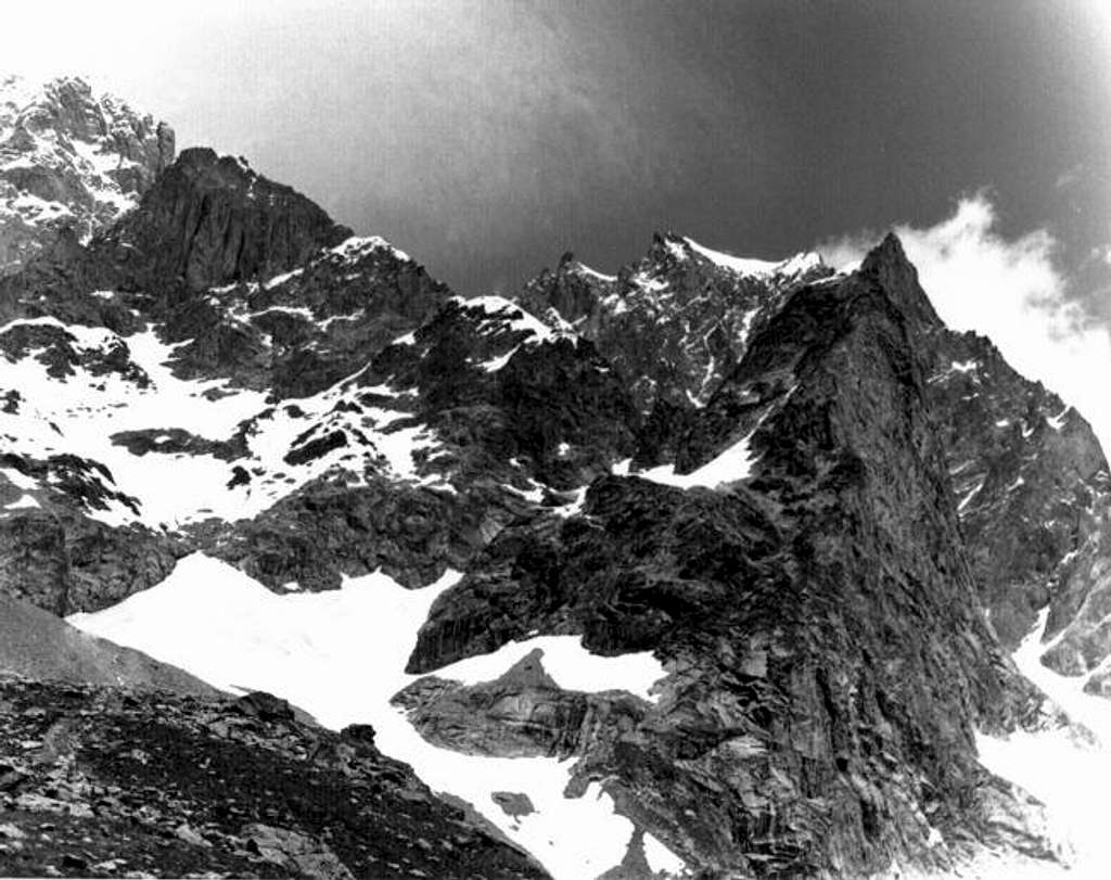 mont blanc side sud from...