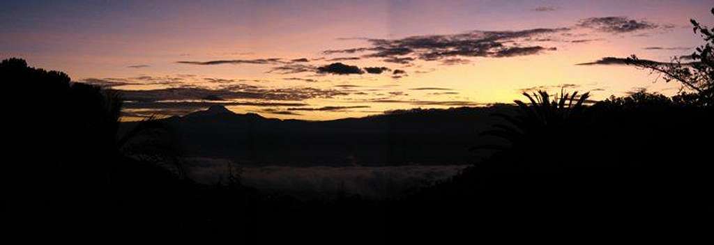 Sunrise in Quito