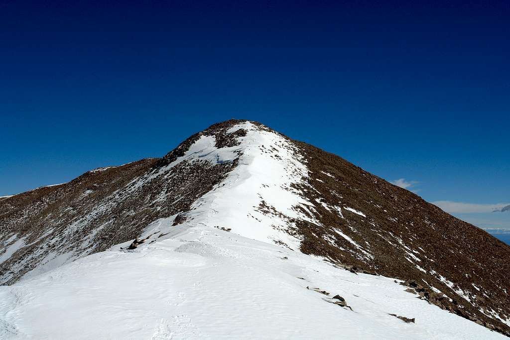 Summit ridge of Mount Peale