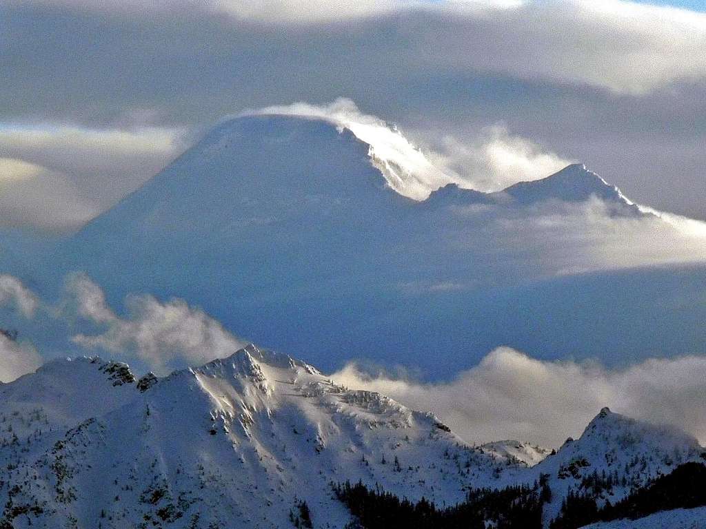 Mount Baker Clearing Up