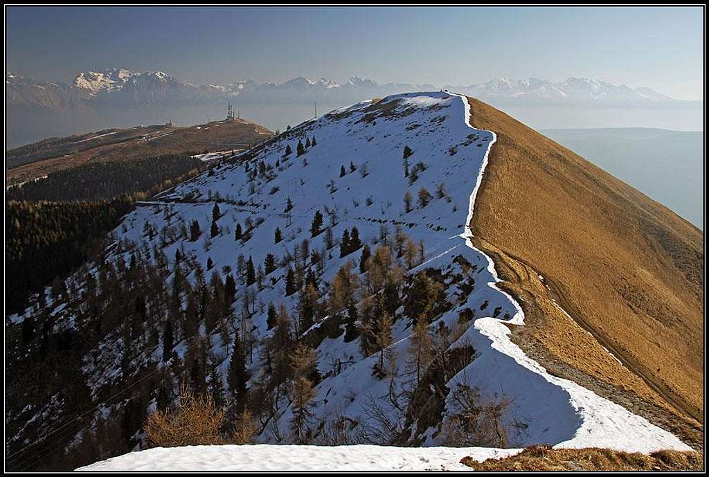 The NE ridge of Col Visentin