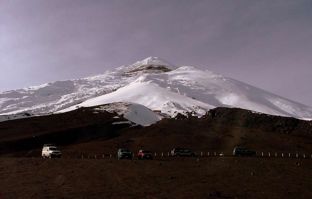 Cotopaxi from parking lot.