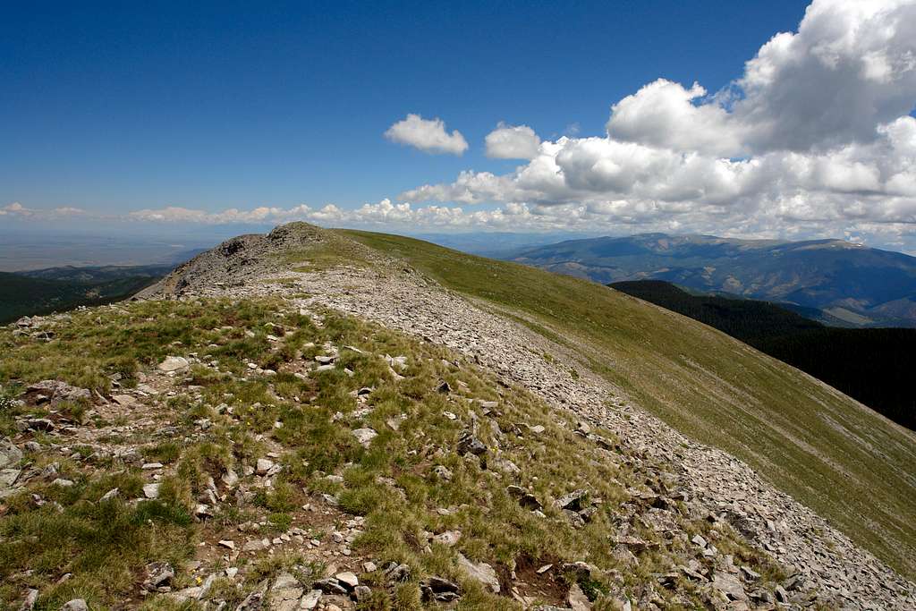 Summit ridge of Latir Peak