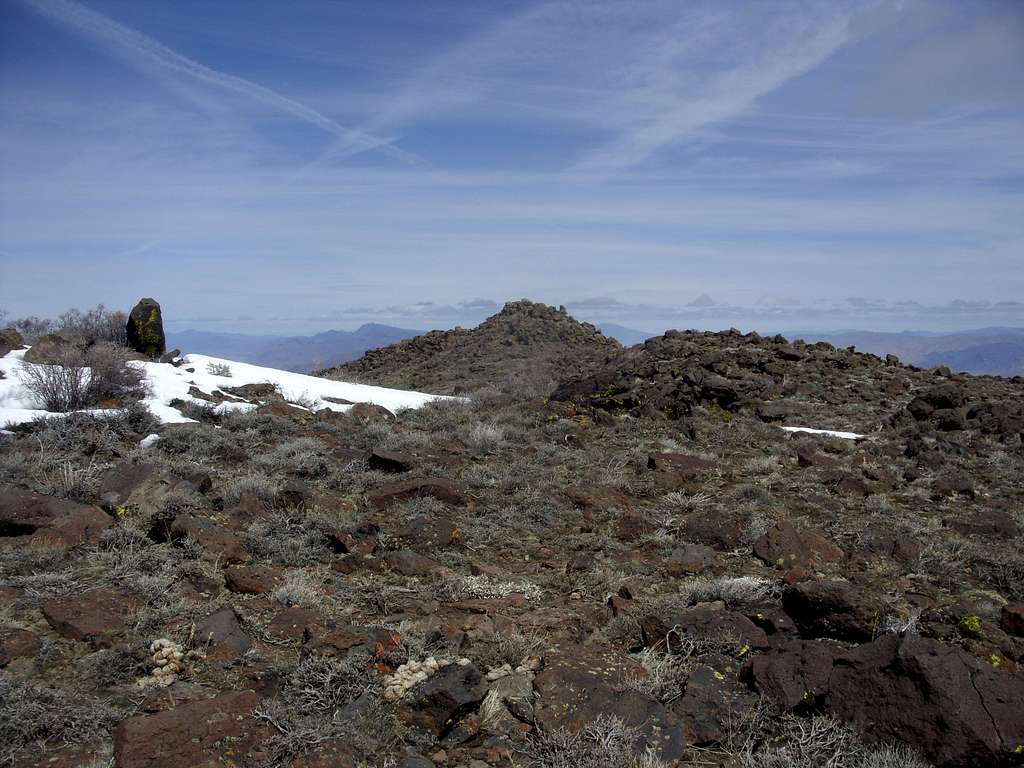 Lower north summit of Pah Rah Mountain