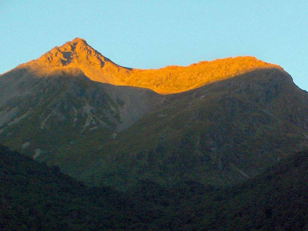 Alpenglow over the Humboldt Mountains