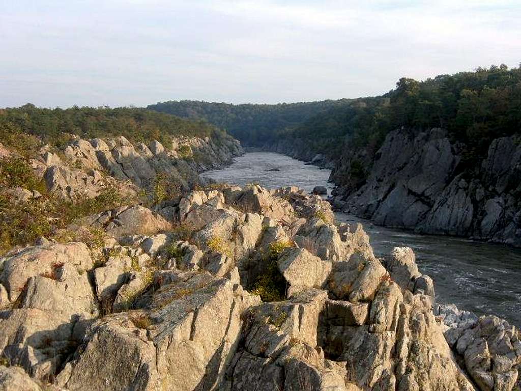 Looking down the Potomac River