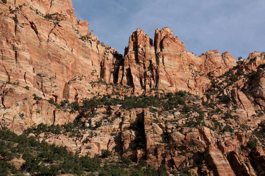 Mount Kinesava-- East Face Route