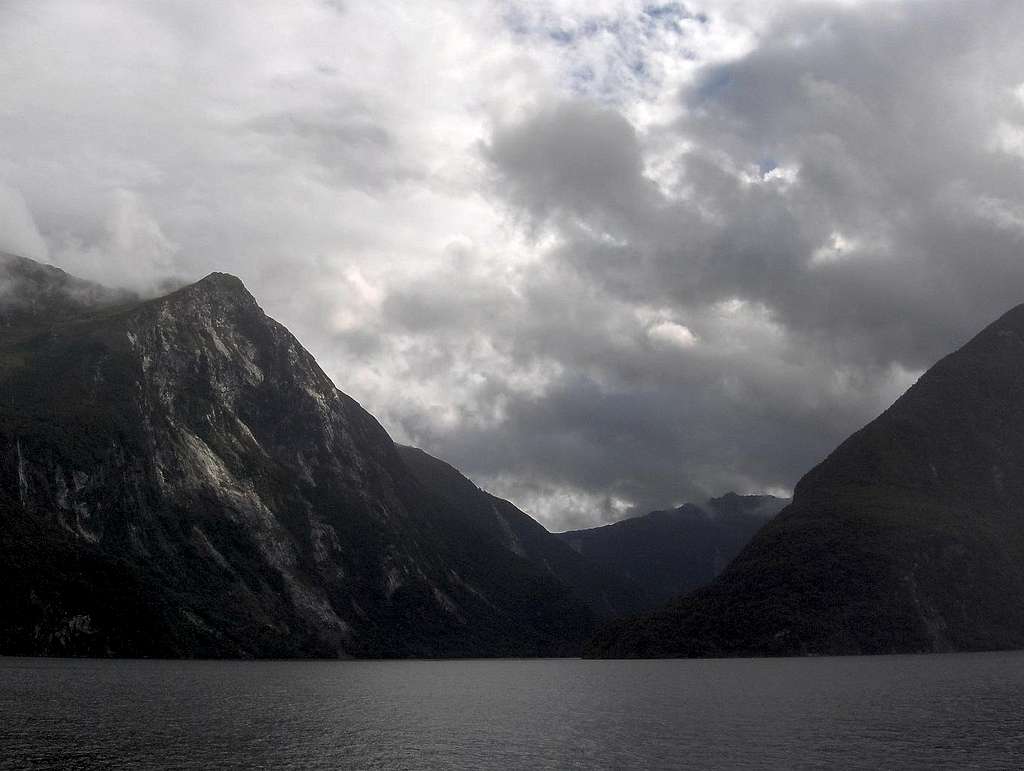 Improving weather over Doubtful Sound