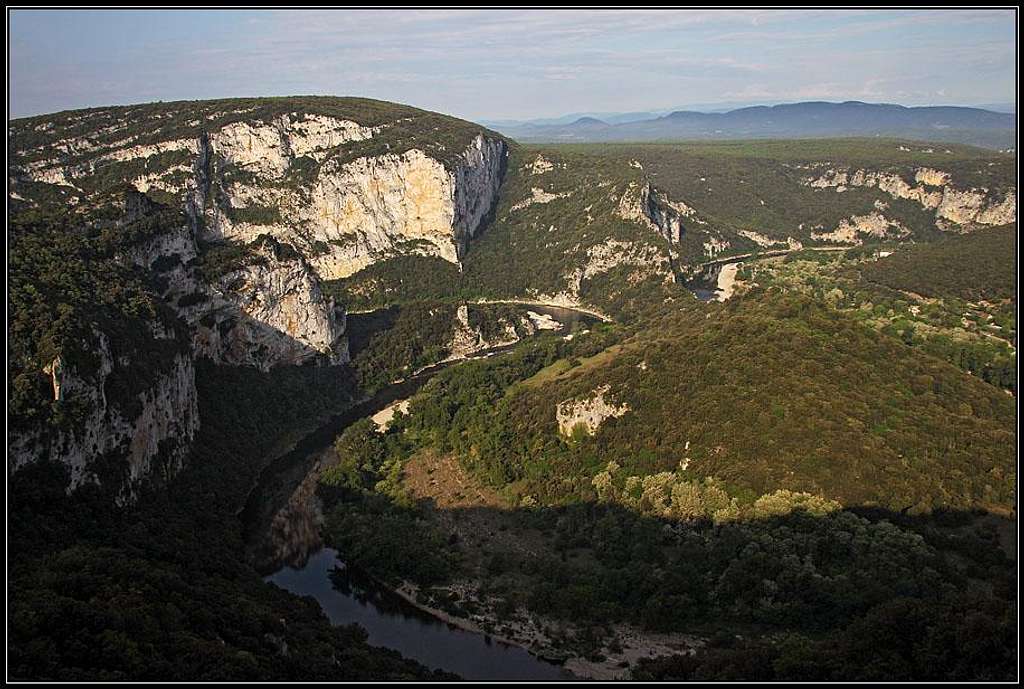 Ardeche canyon