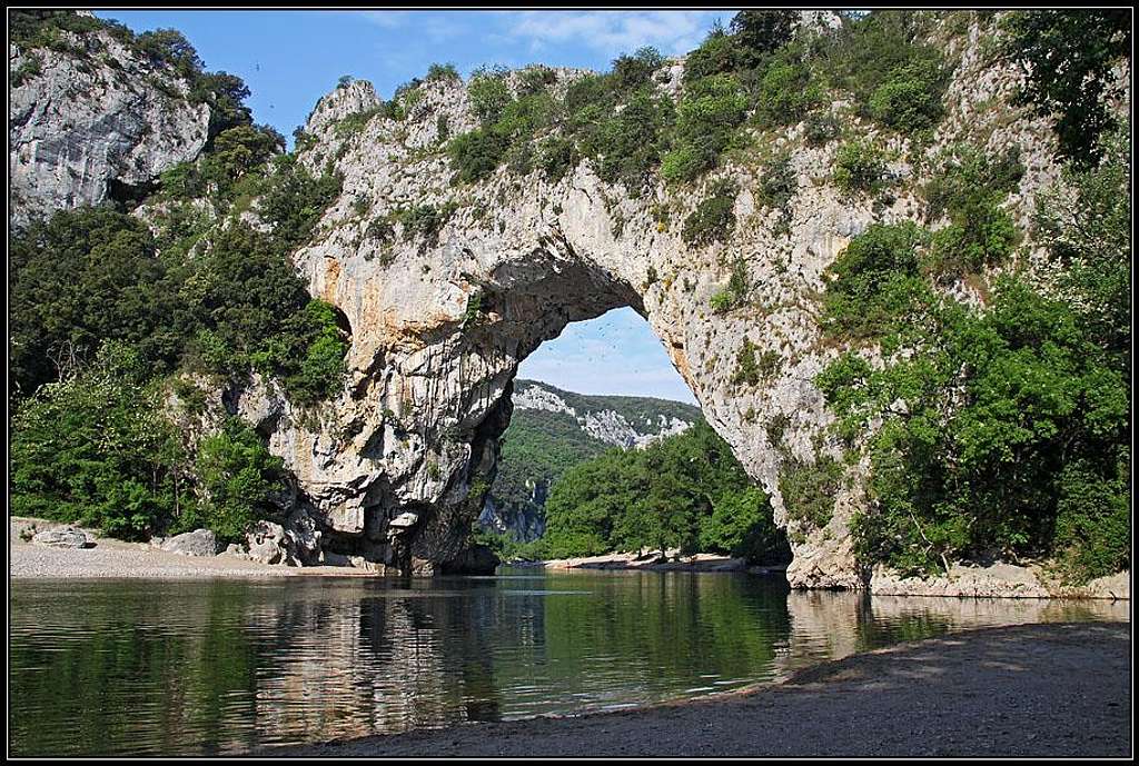 Pont d'Arc on Ardeche