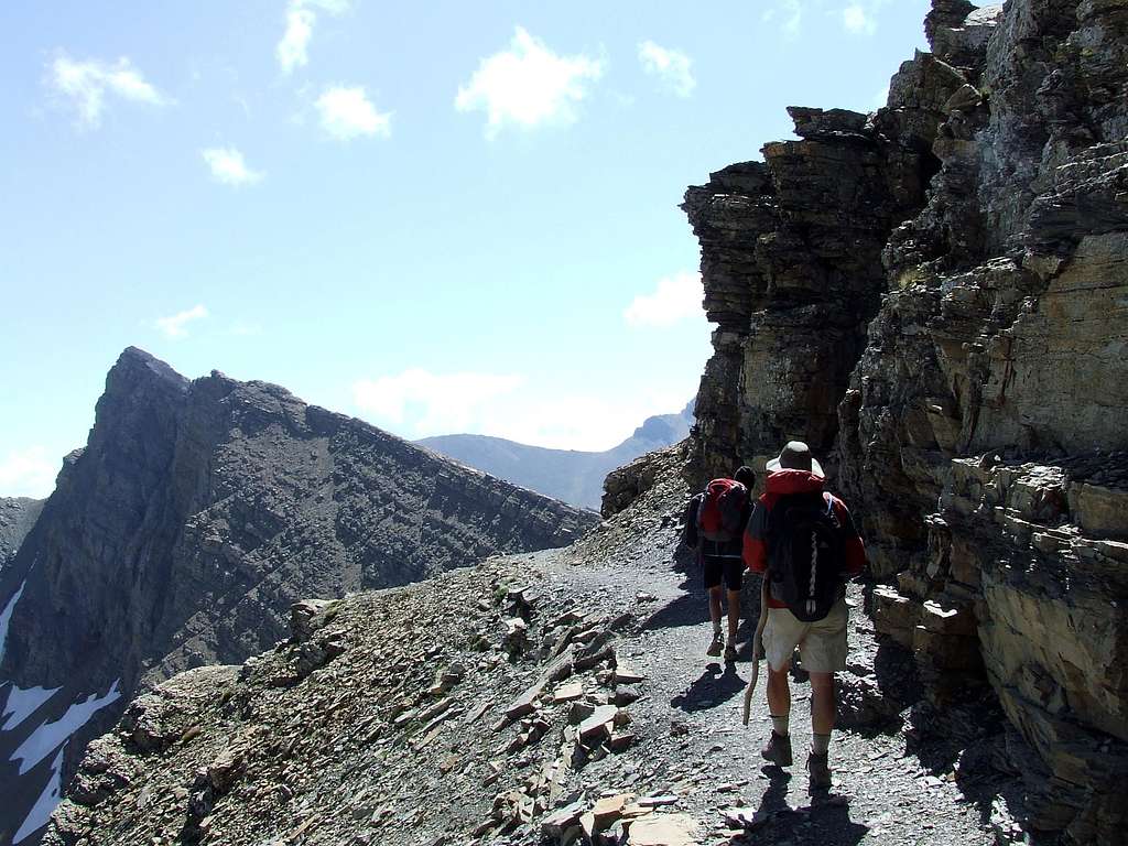 Point 8490 near top of Siyeh Pass