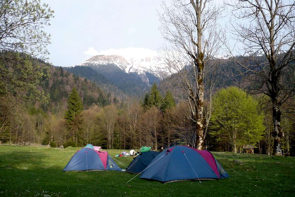 Camp near Pip Ivan