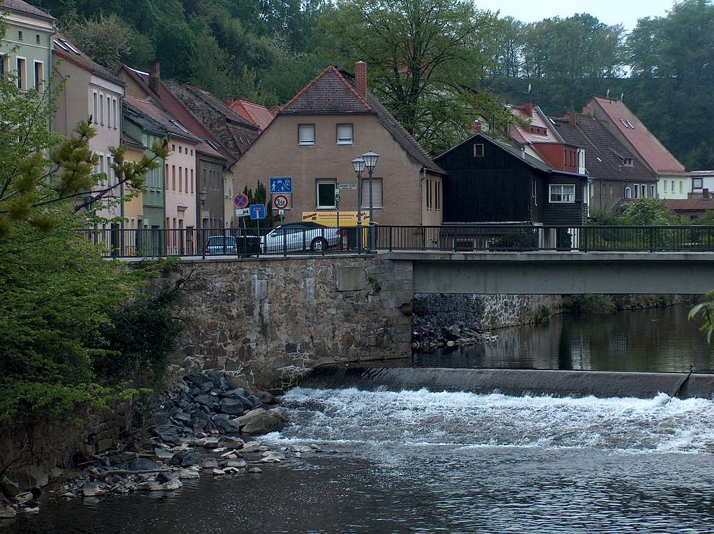 The Spree in Bautzen/Budyšin