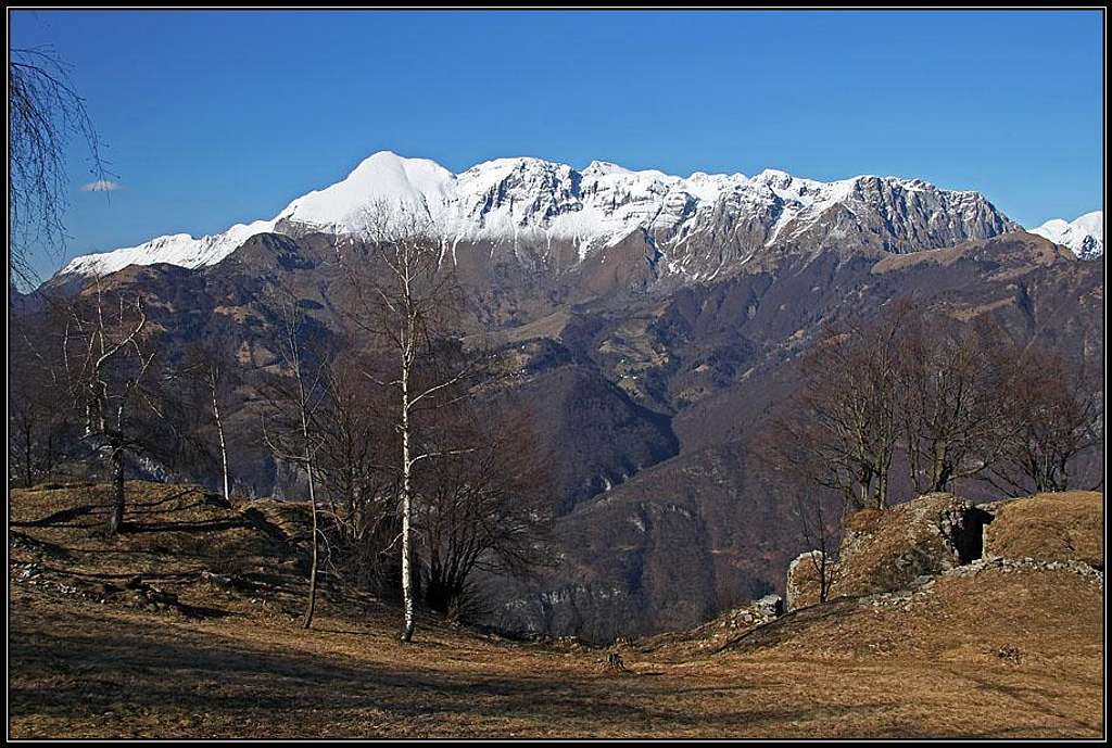 Krn from the ridge of Kolovrat