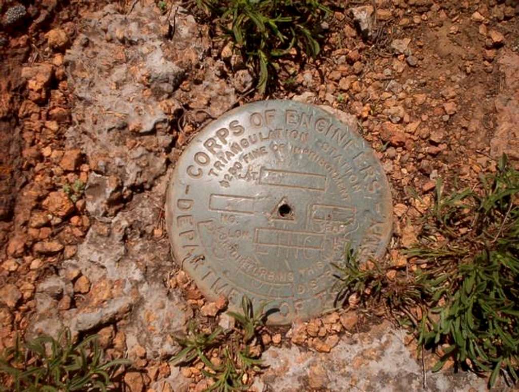  This survey marker is...