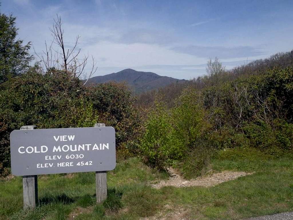 Cold Mountain from Blue Ridge Parkway