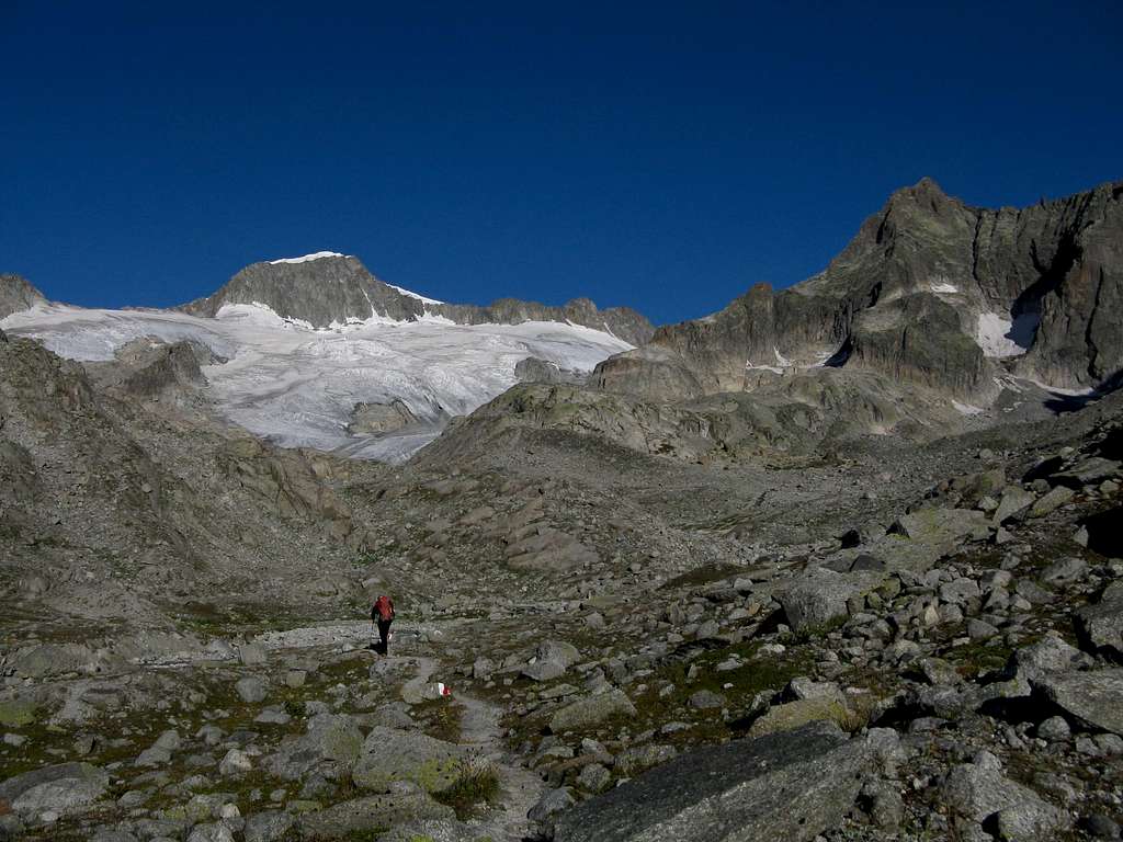 The track to Gletschhorn