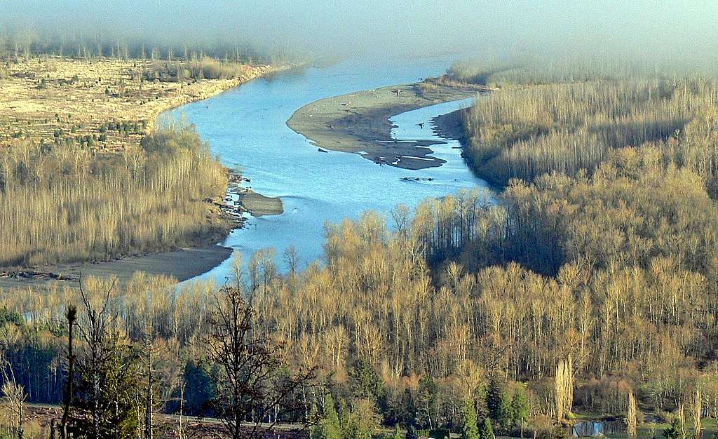 The Skagit River Below