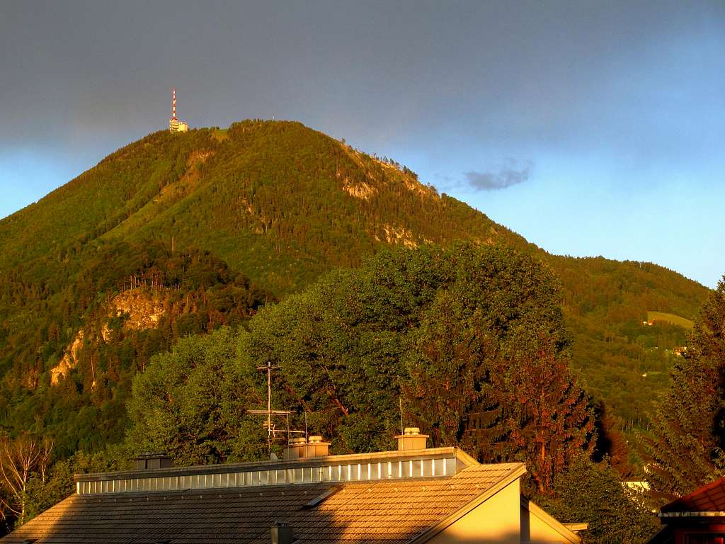 The Gaisberg (1283m), after a thunderstorm in May