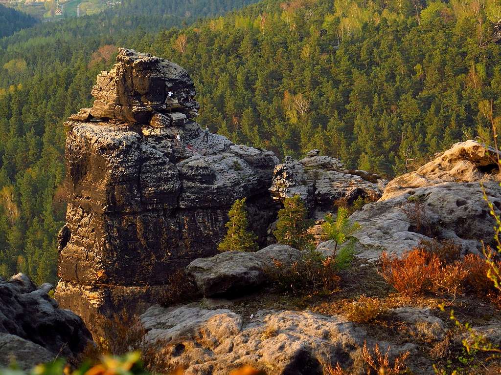 The rock named Grosse Hunskirche...