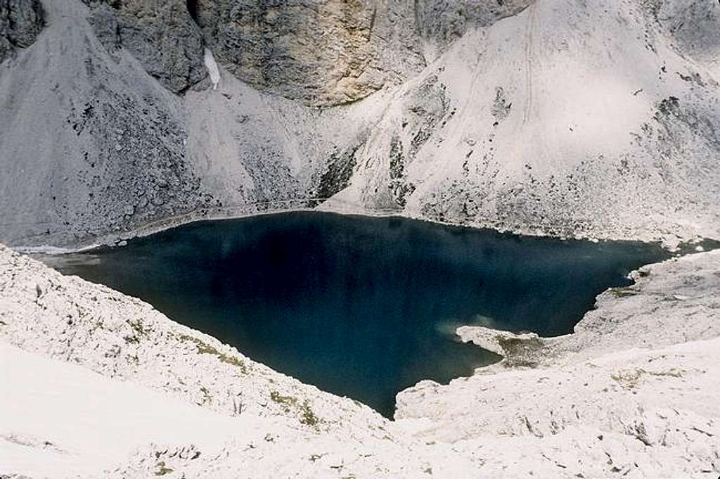 antermoia lake summer 1978