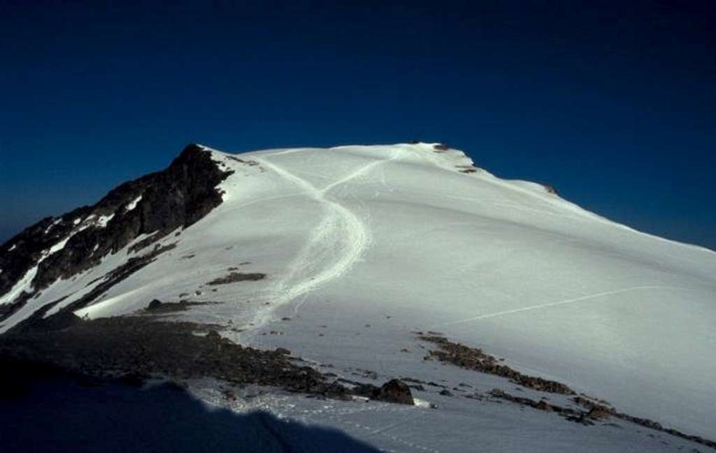 The summit from normal route
